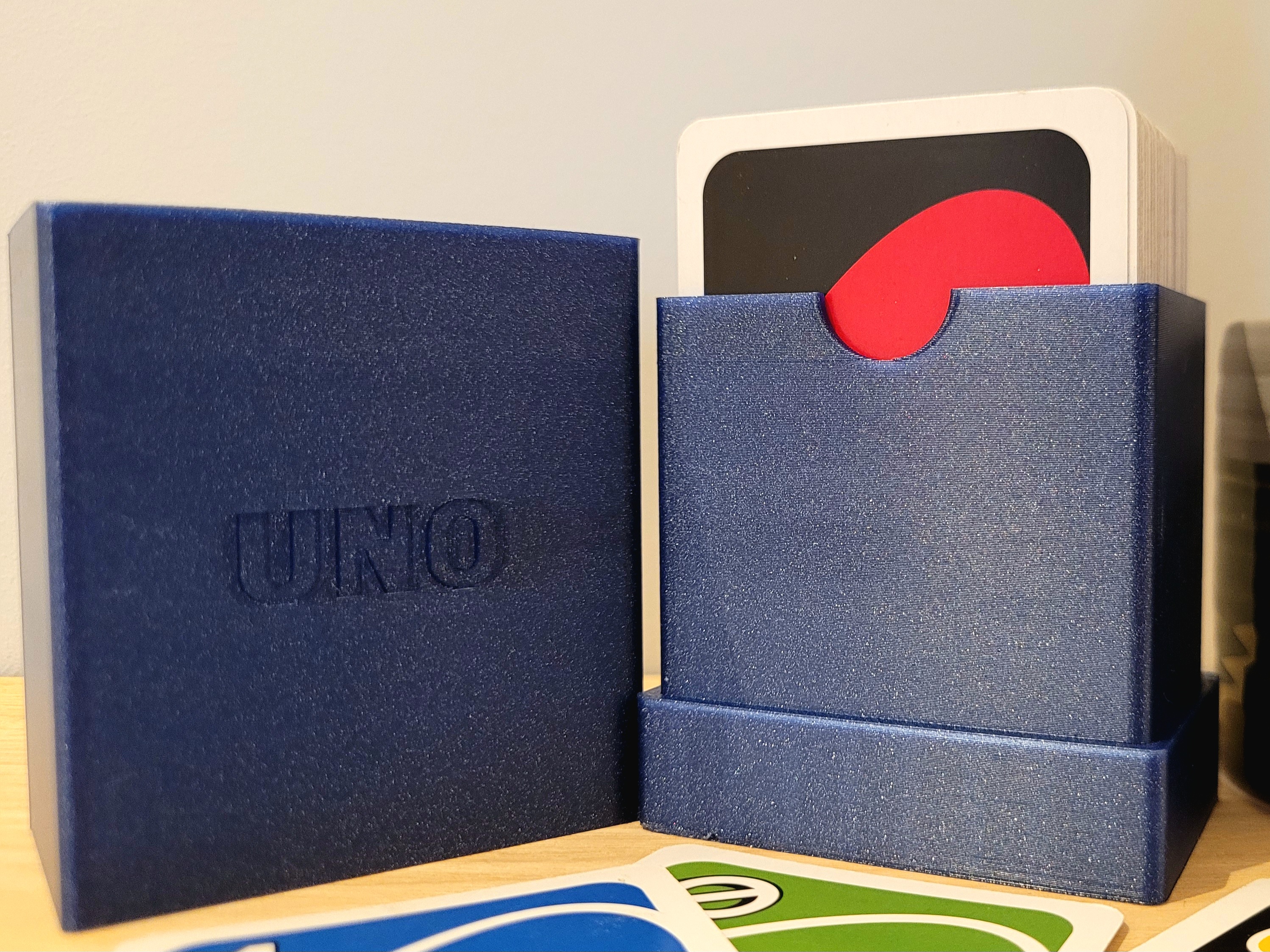 Smooth Uno card case/box