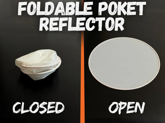 Foldable Pocket Reflector: Your Portable Photography Tool