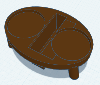 couch drink&remote holder V2 3D model by william