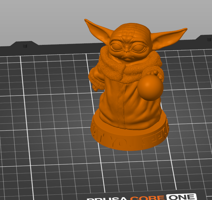 Baby Yoda With Ball