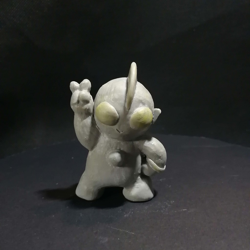 Ultraman clay figurines（generated by Revopoint POP）