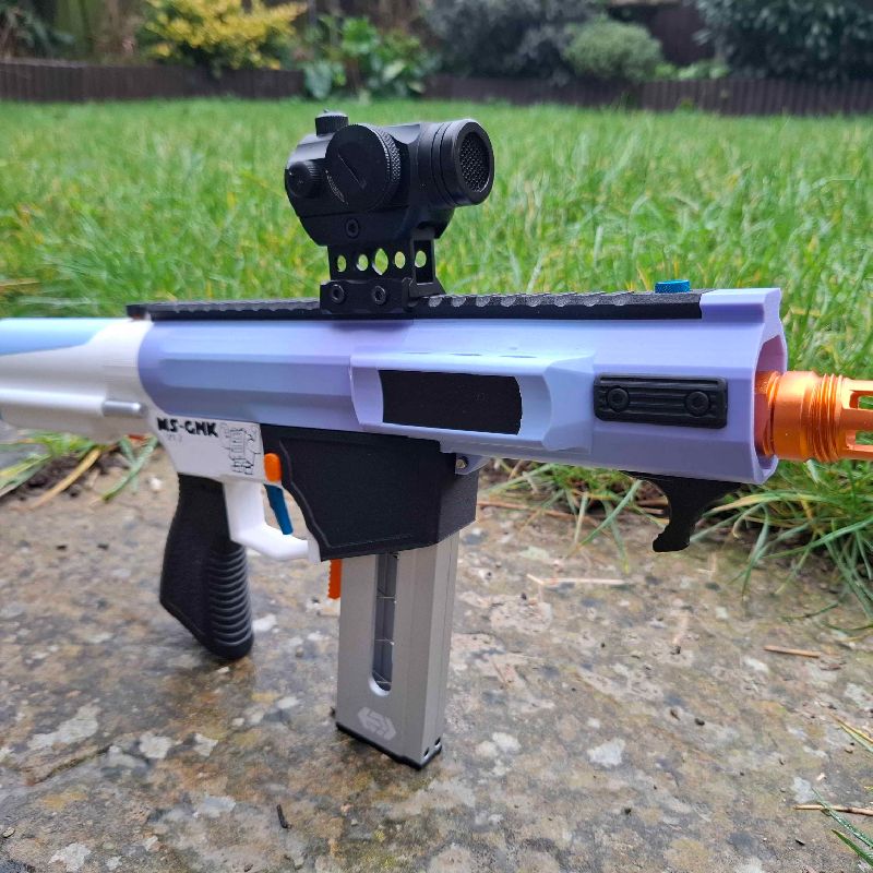 MS-GnK: Dual Stage Brushless, Solenoid powered, Nerf Blaster, with
