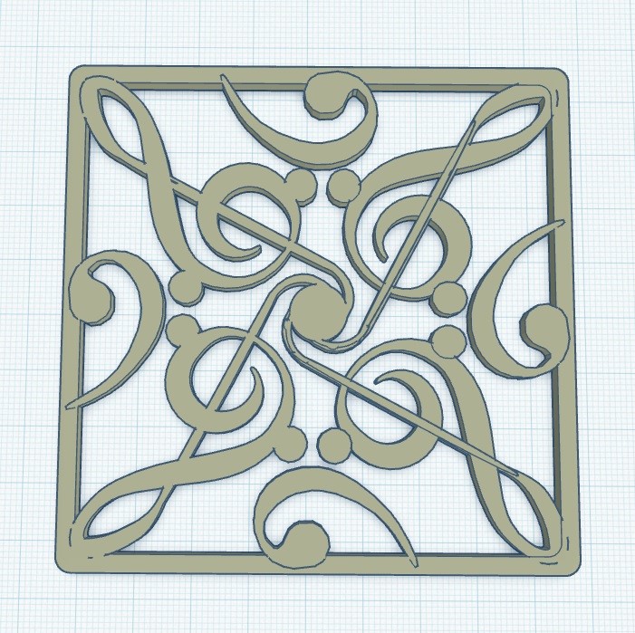 Note key coaster