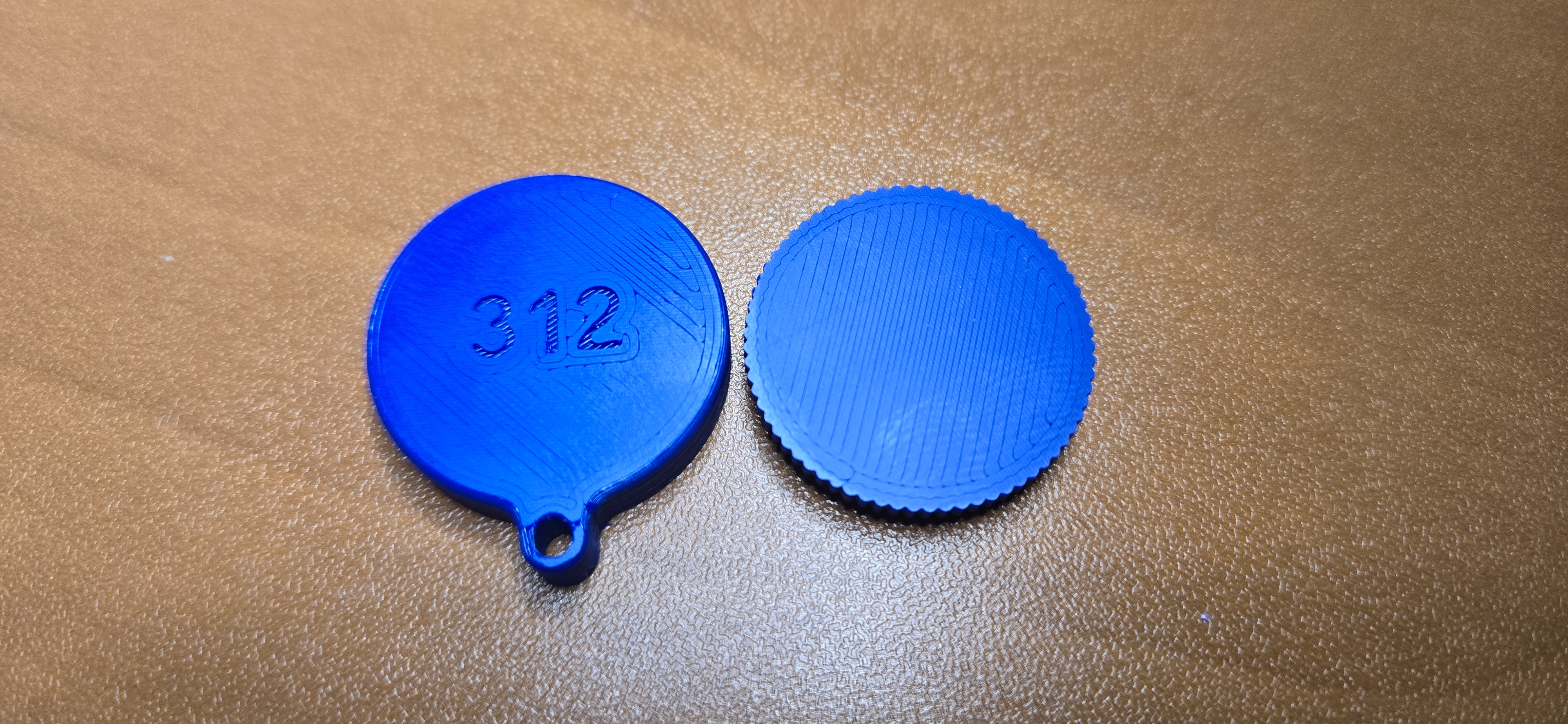 Hearing aid battery holder type 312 with Keychain hole