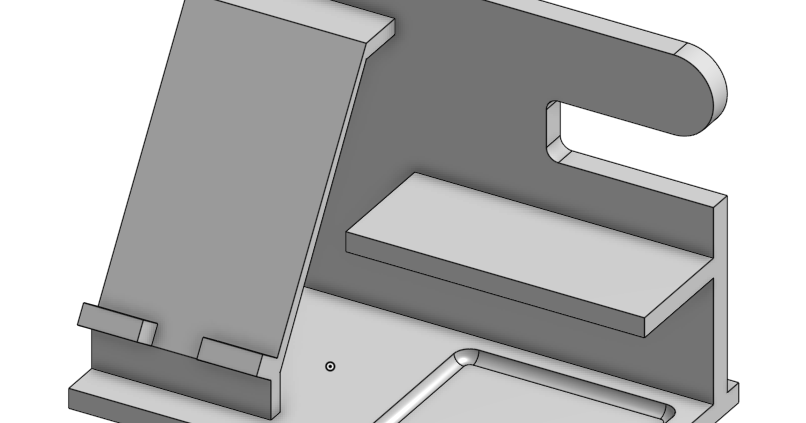 3D Printable Desk Organizer Stand a sleek and practical solution for
