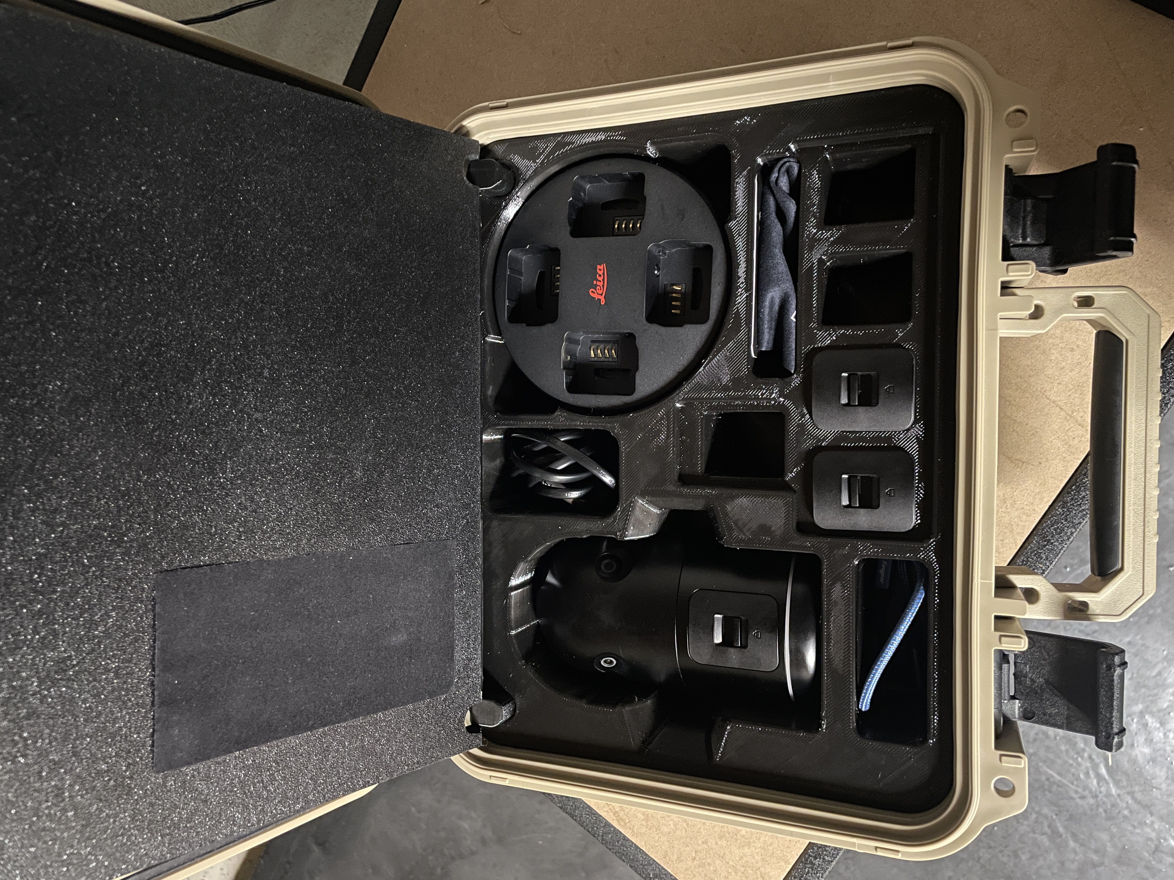 Leica BLK360 case insert for Tactix Tough Case (Medium)