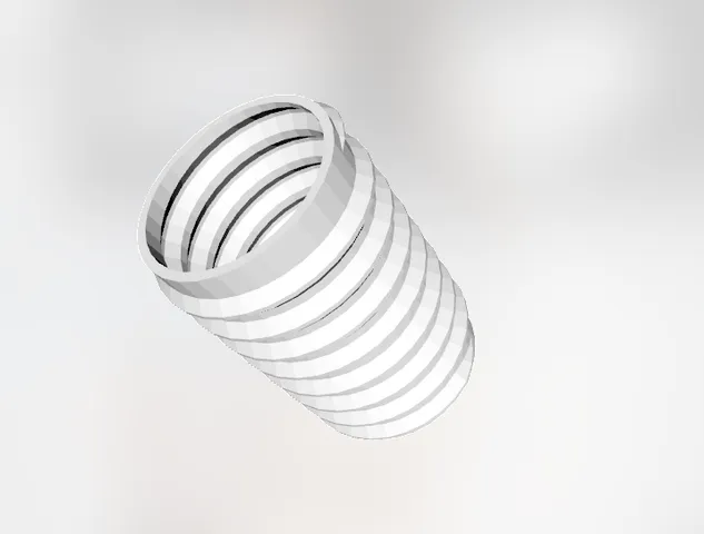 2.5 INCH THREADED CONNECTOR FOR DUST COLLECTION HOSE