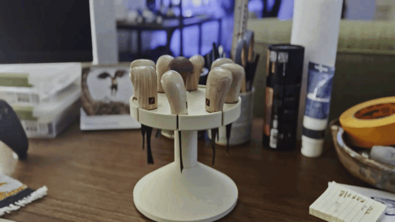 Miniatura 2 do modelo 3D Flexcut Rotating Tool Holder