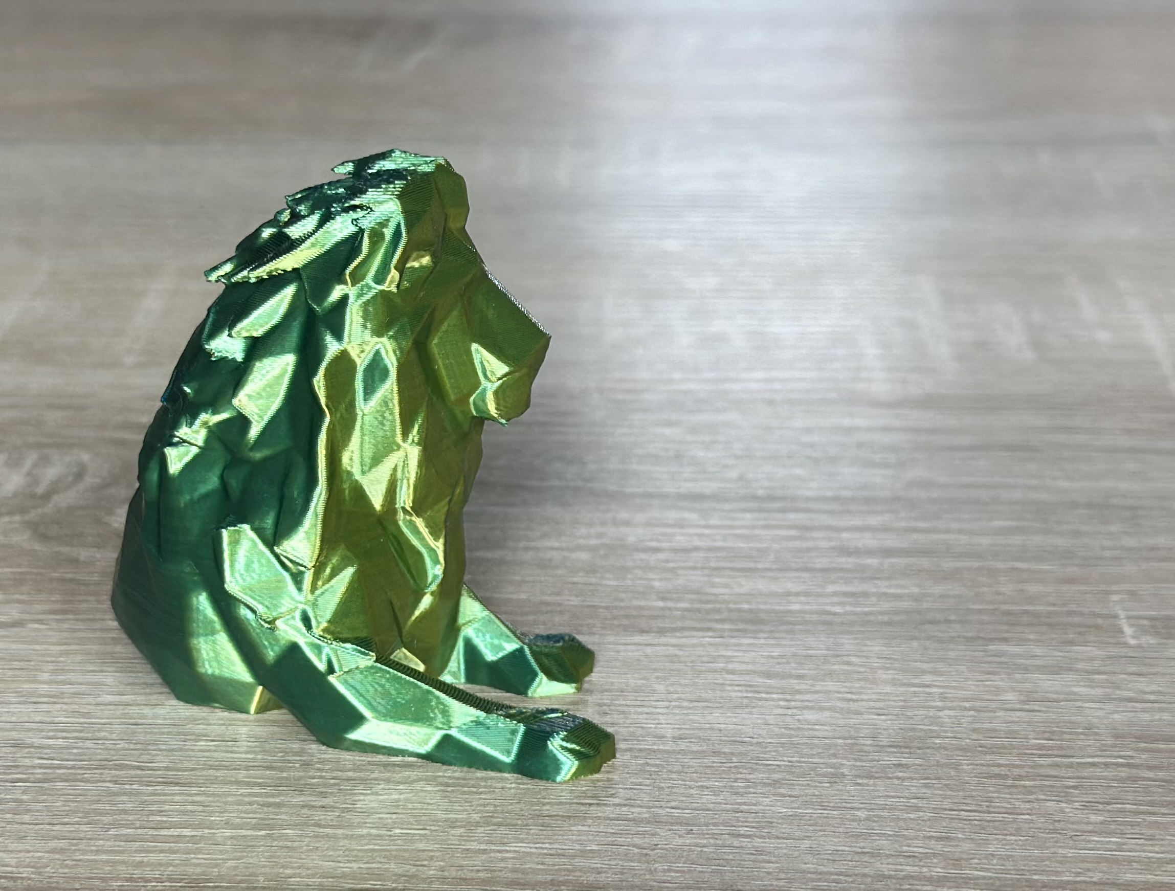 Low poly lion by kisik20 | Download free STL model | Printables.com