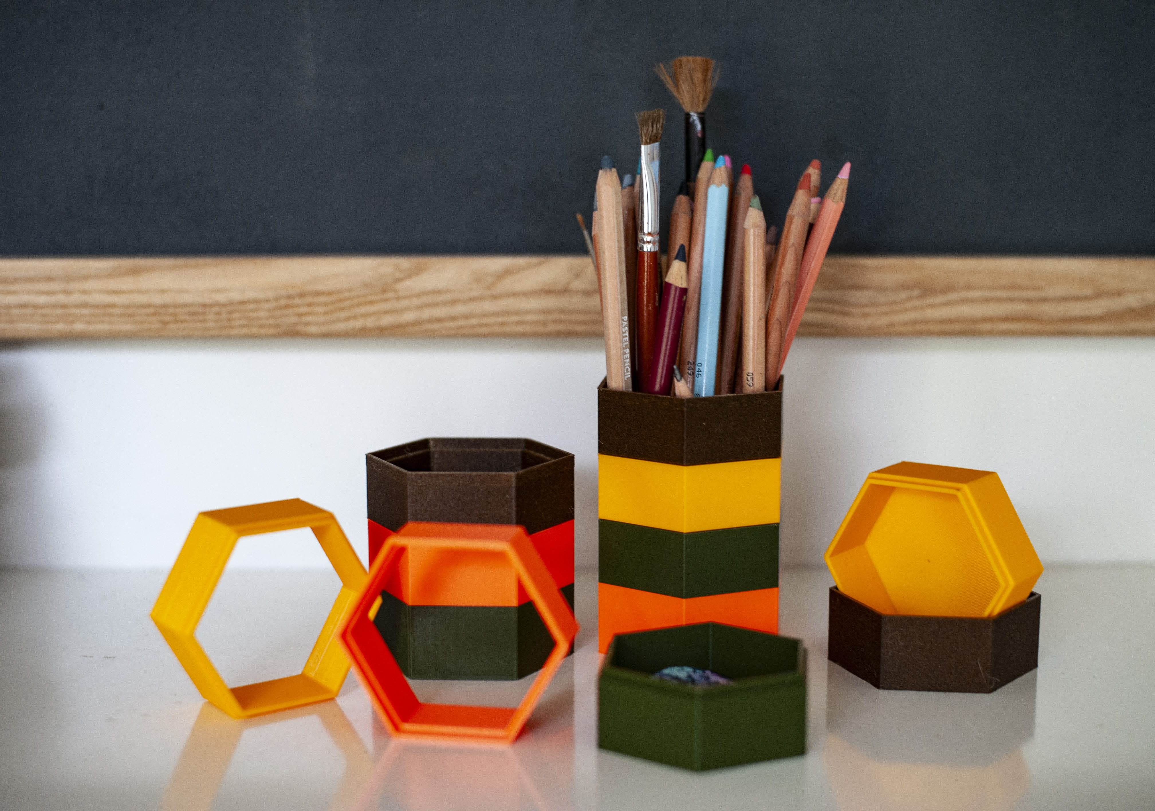 Modular box - pen holder