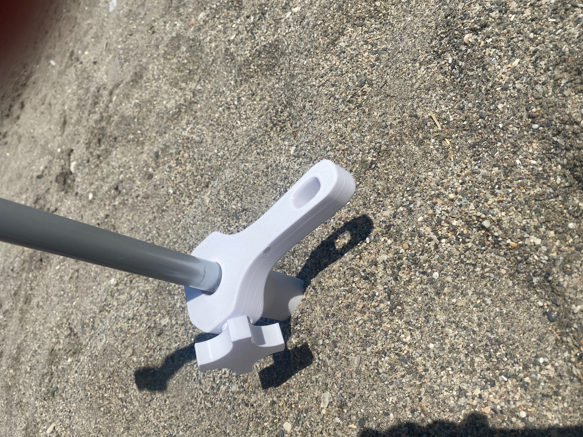 Beach umbrella sand anchor