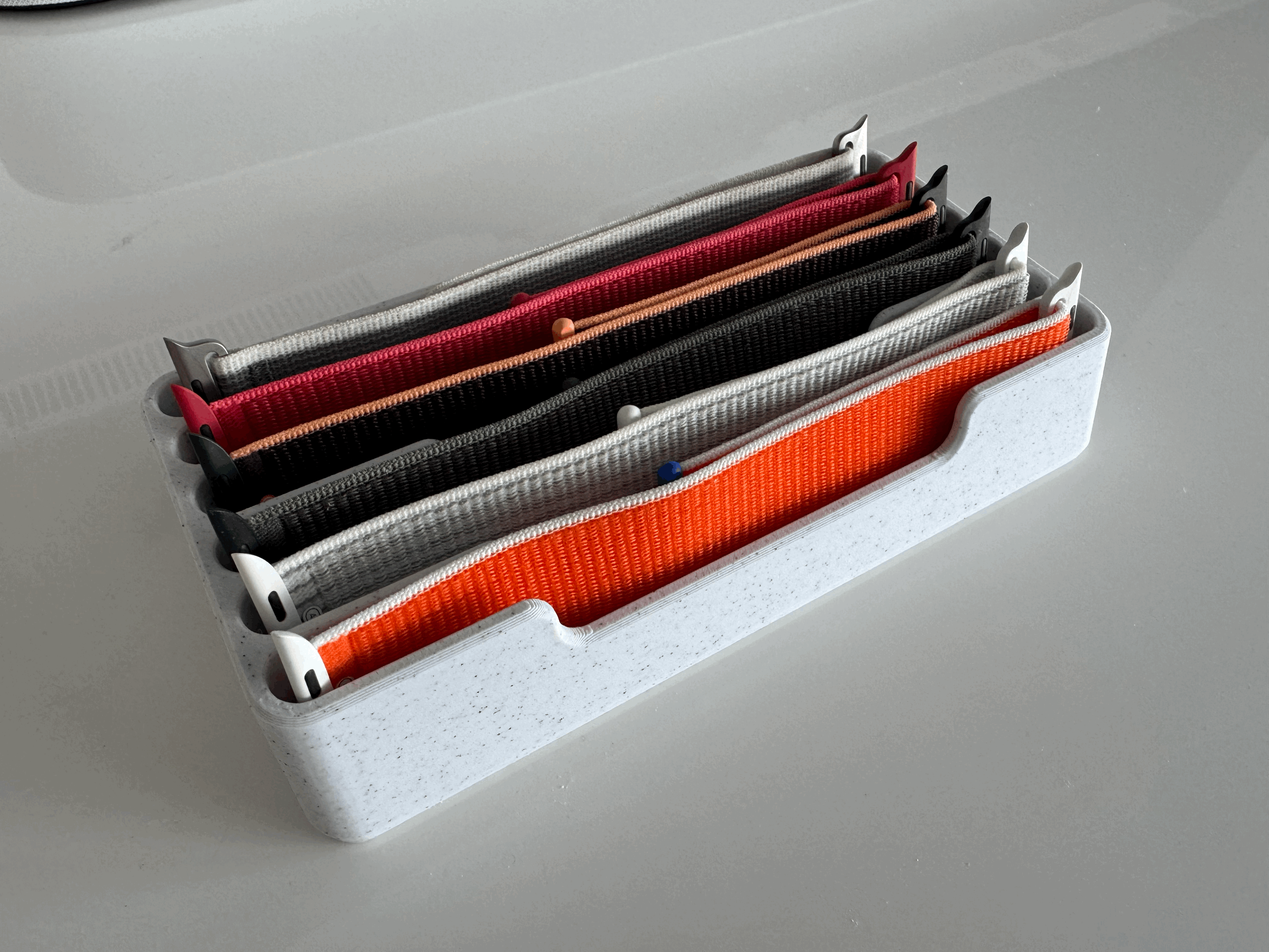 Apple Watch Band Holder Tray - Extra Wide 3D model thumbnail