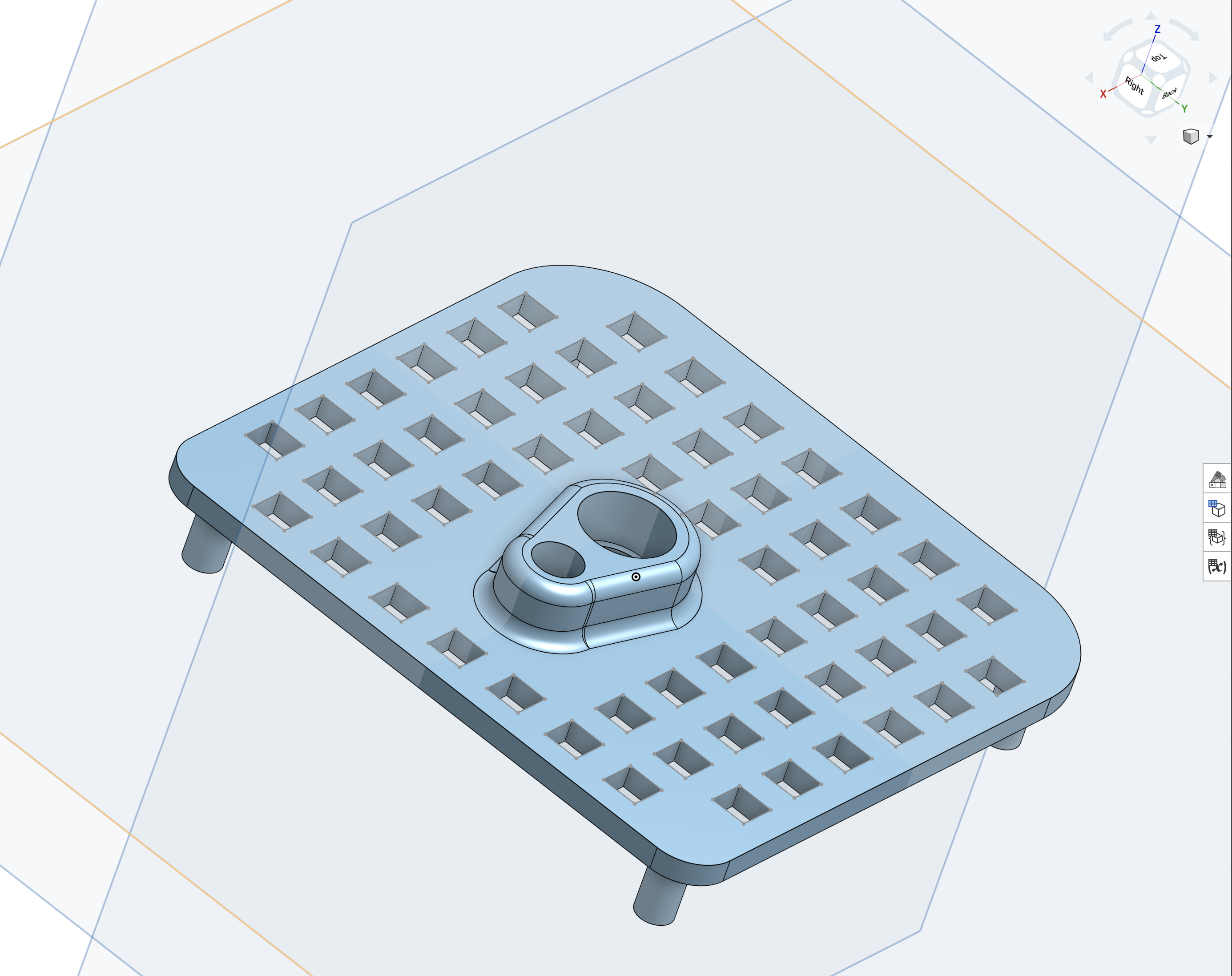 Base for aquarium oxygen filter