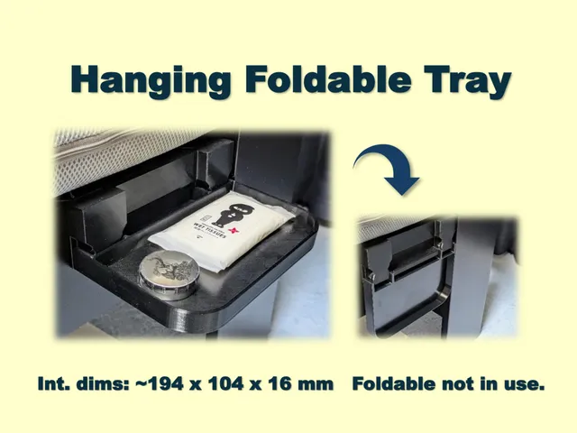 Hanging Foldable Tray