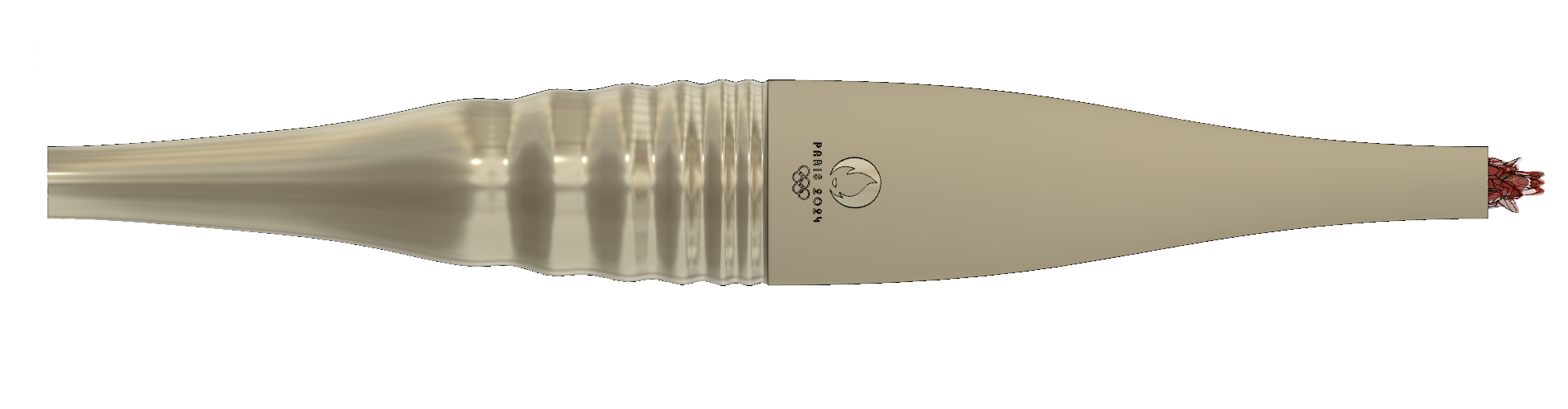 Miniatura 2 do modelo 3D Olympic torch