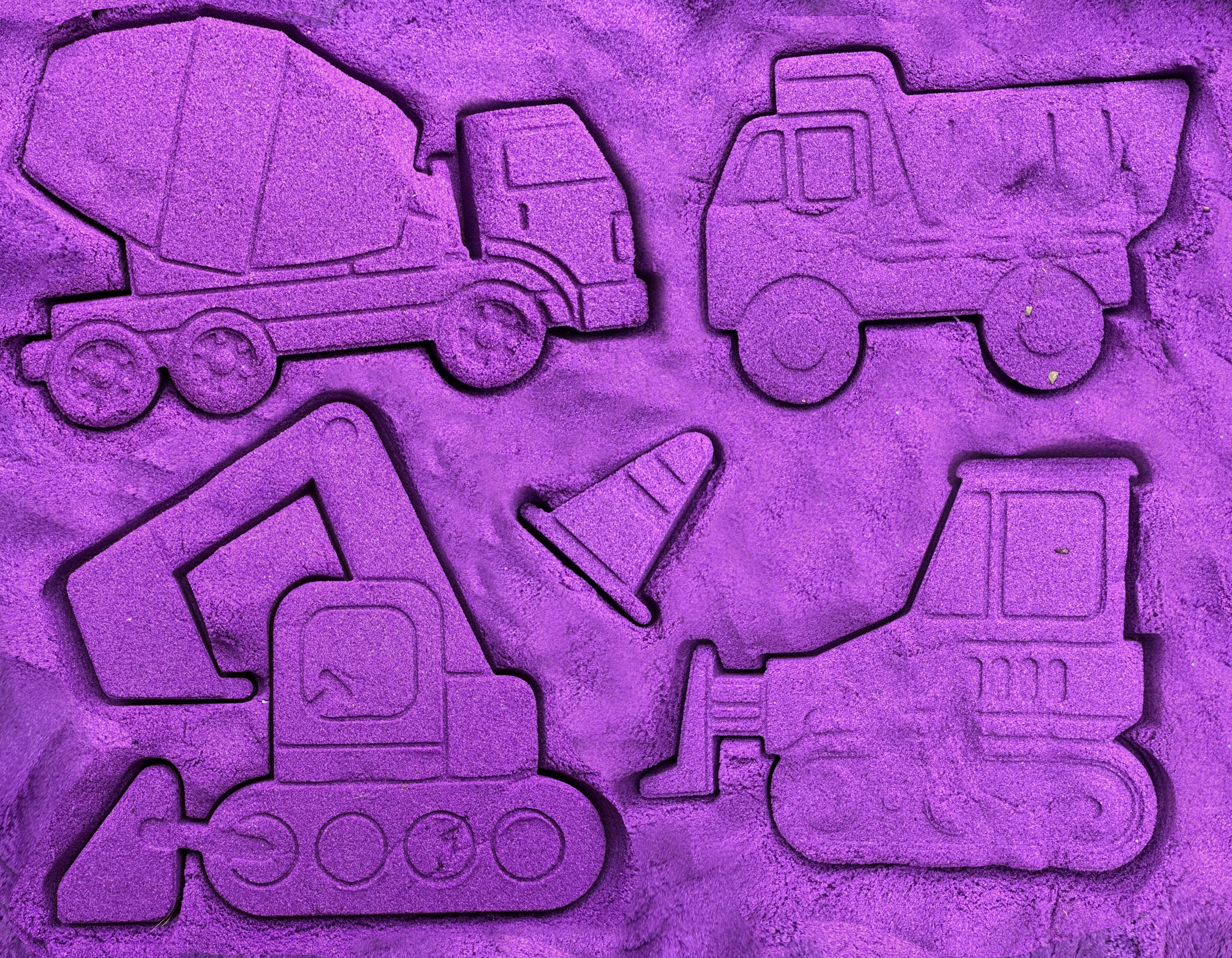 Construction Vehicle Sand Molds