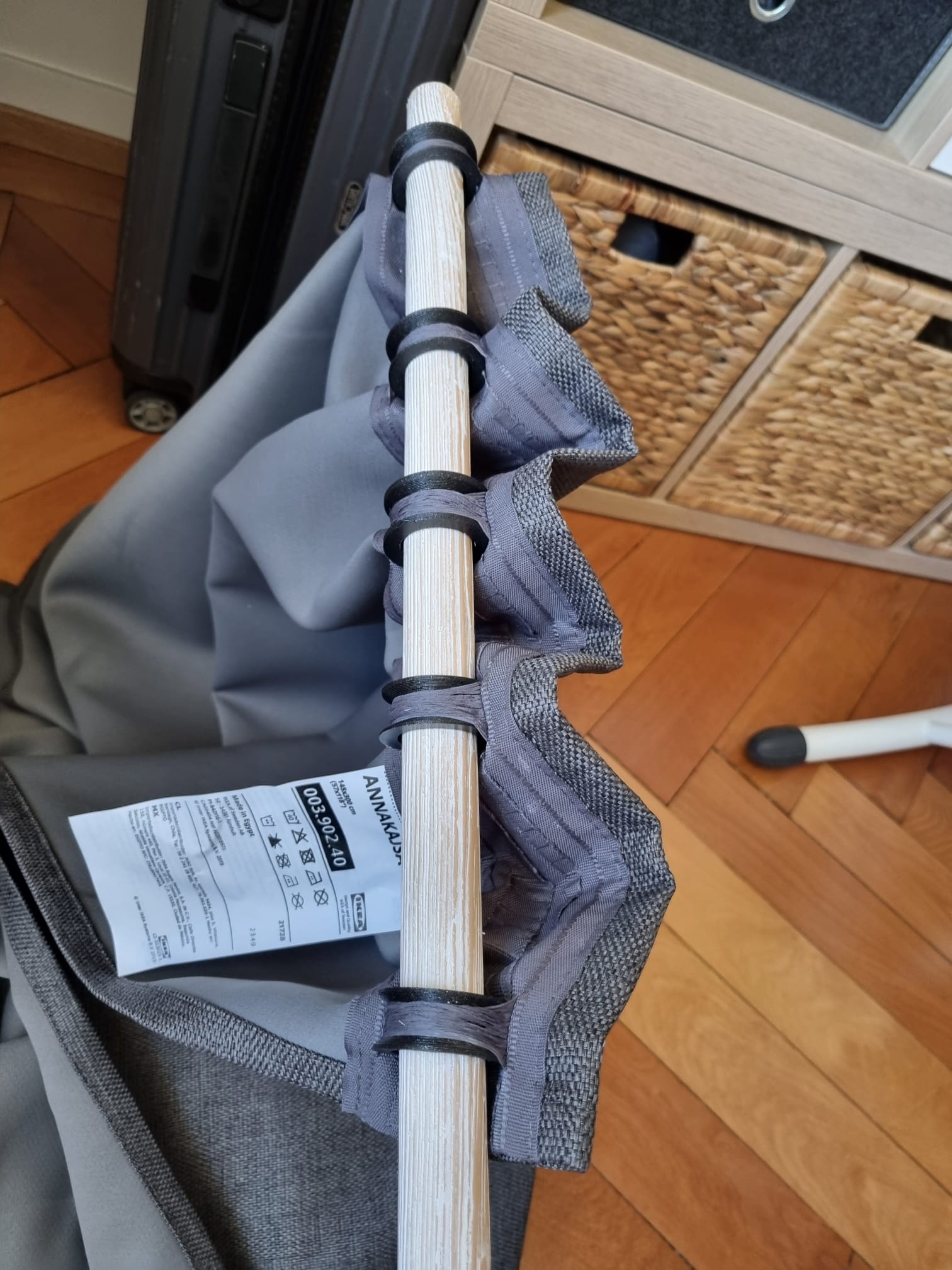 IKEA curtain rings