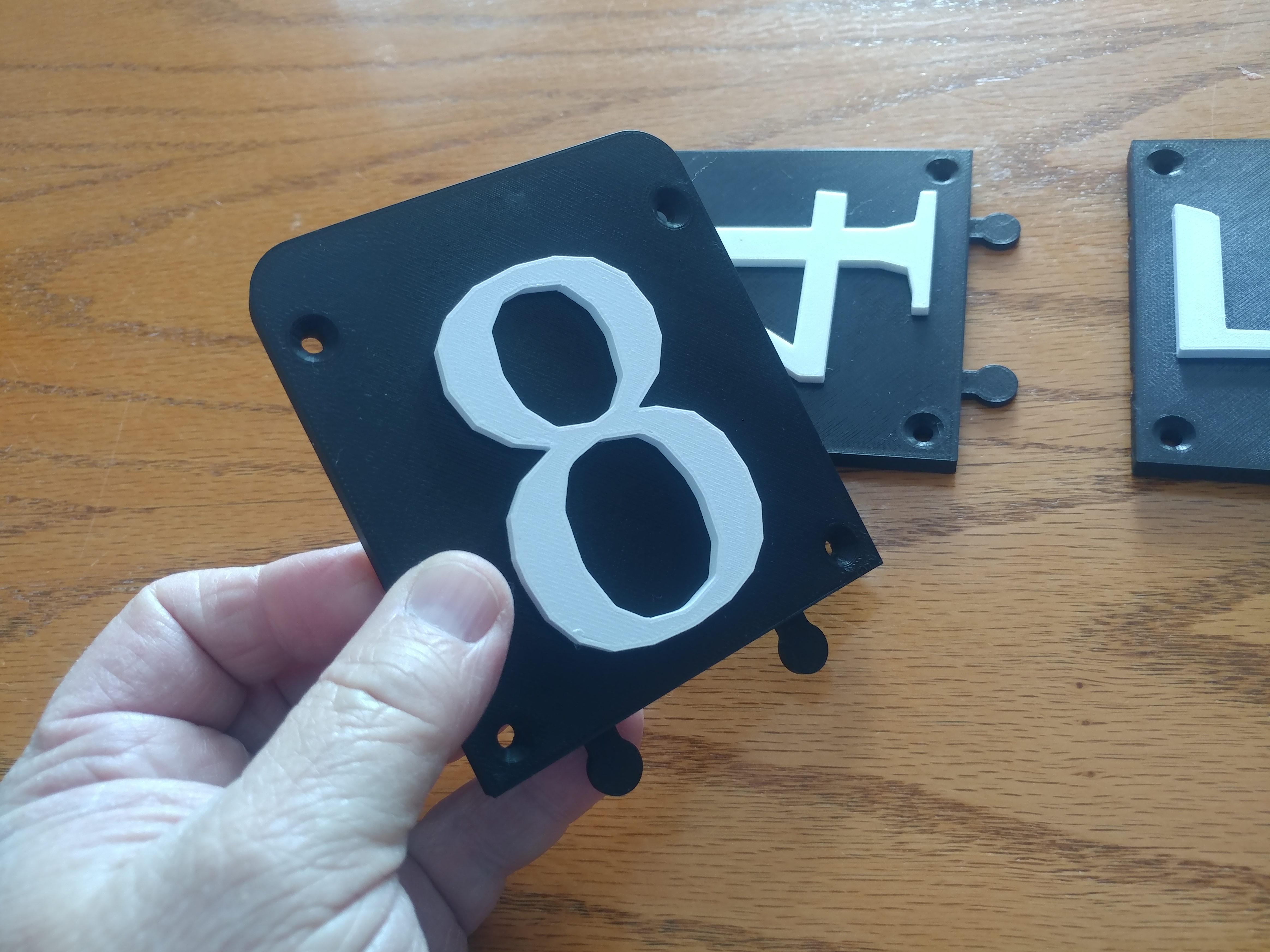 Miniatura 3 do modelo 3D Mailbox Numbers