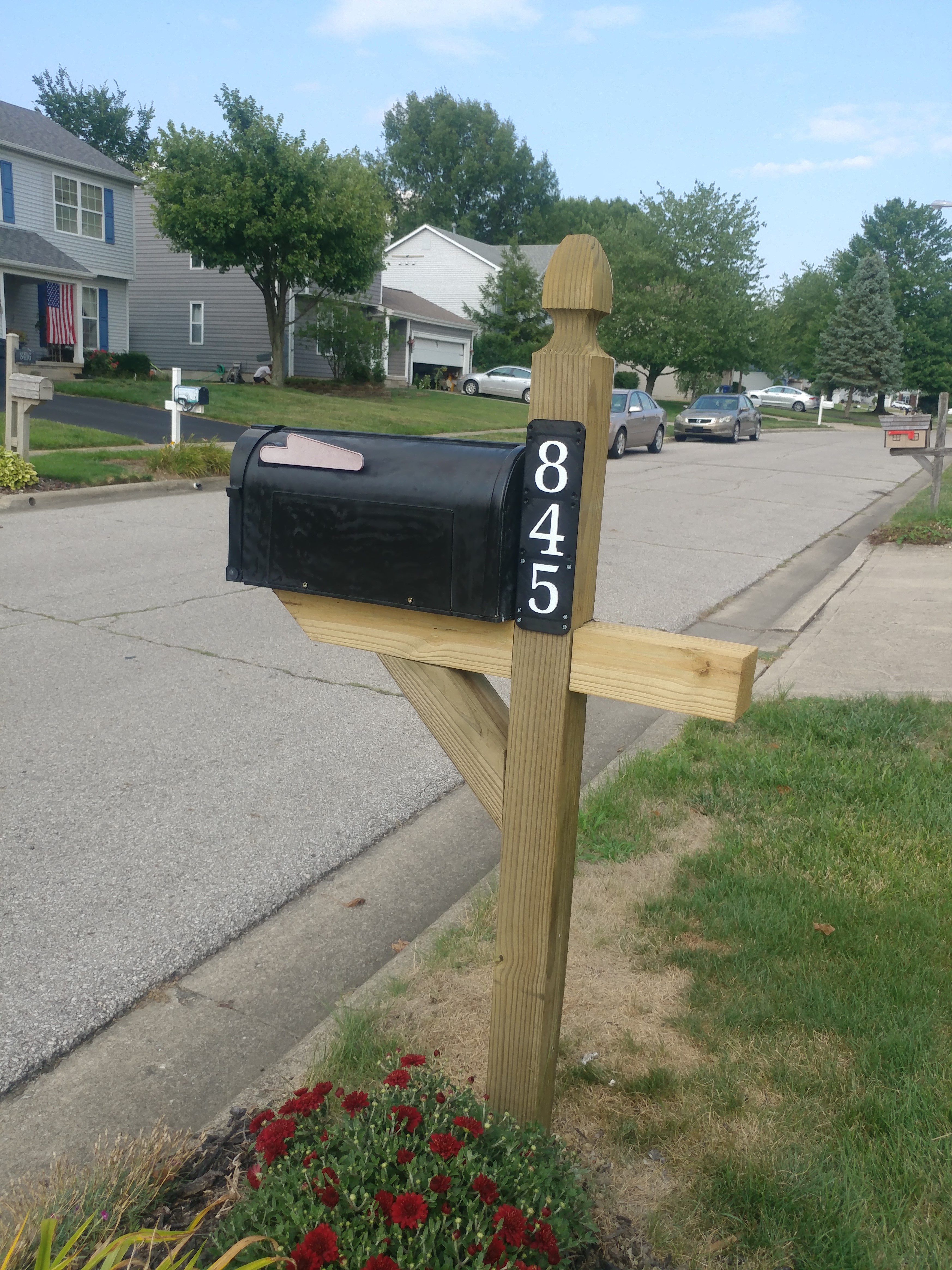 Miniatura 2 do modelo 3D Mailbox Numbers