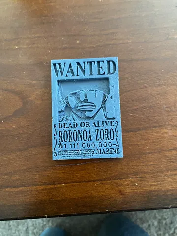 Roronoa Zoro Post Wano bounty poster