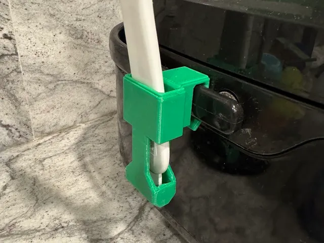 Rice scoop holder attachment