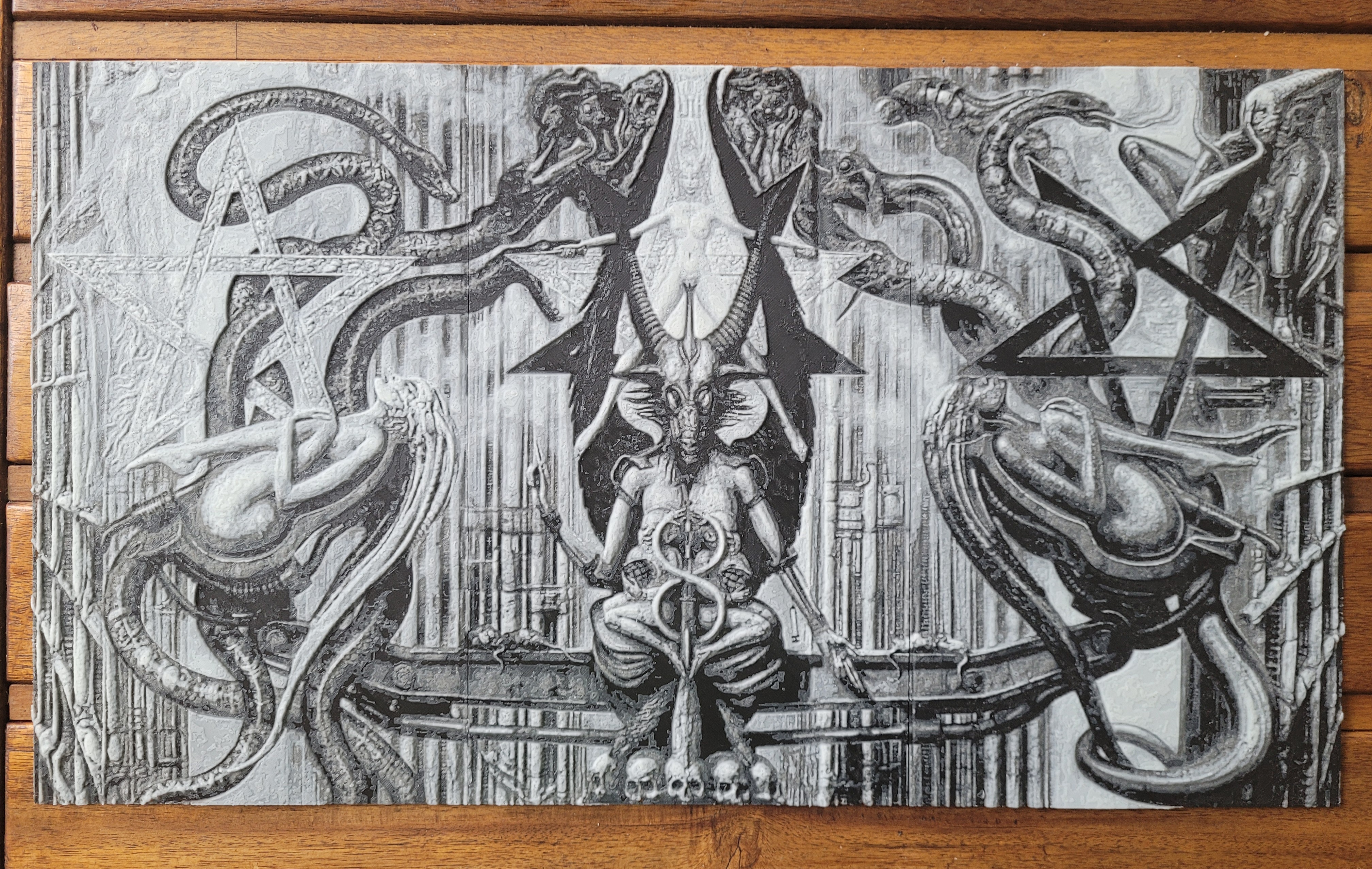 H. R. Giger Necronomicon hueforge