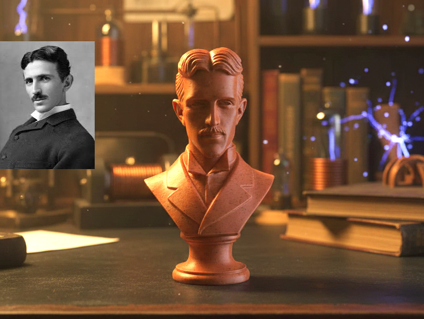 Nikola Tesla – Bust