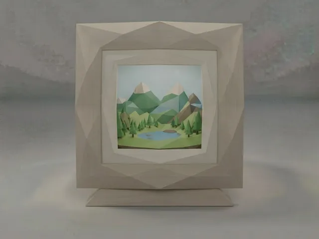 Low Poly Picture Frame