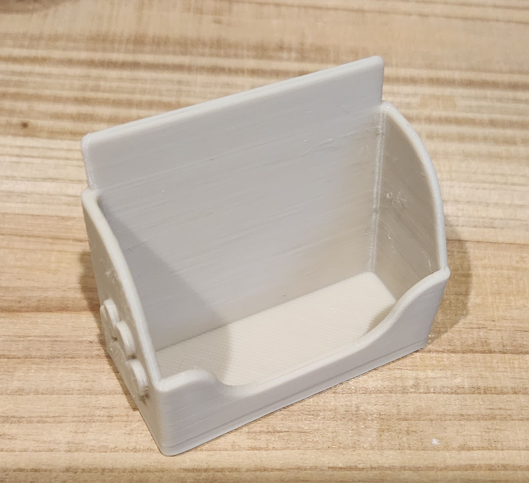 Vertical Tiger Paws Business Card Holder