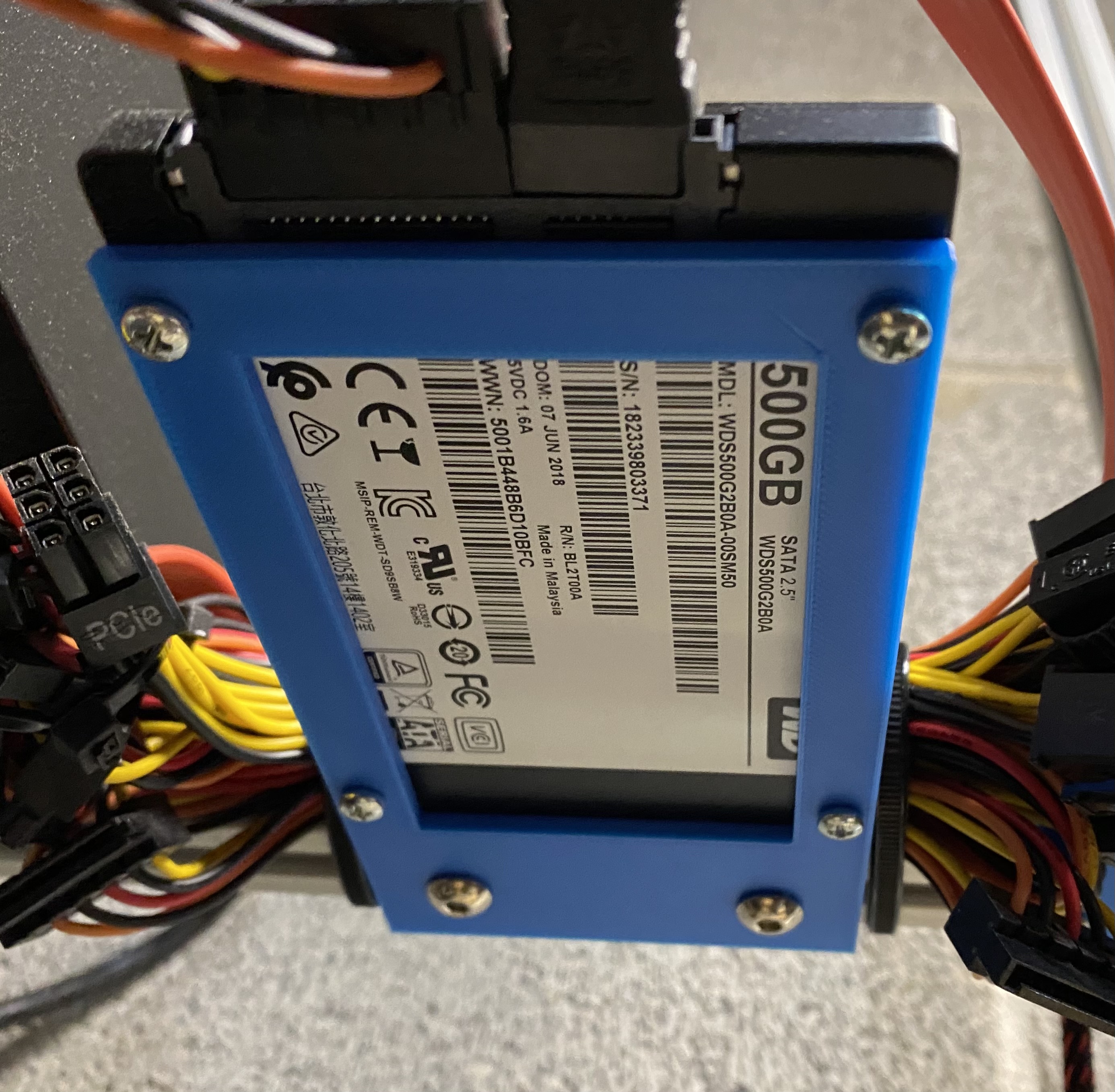 SSD Bracket for 2020 Extrusion