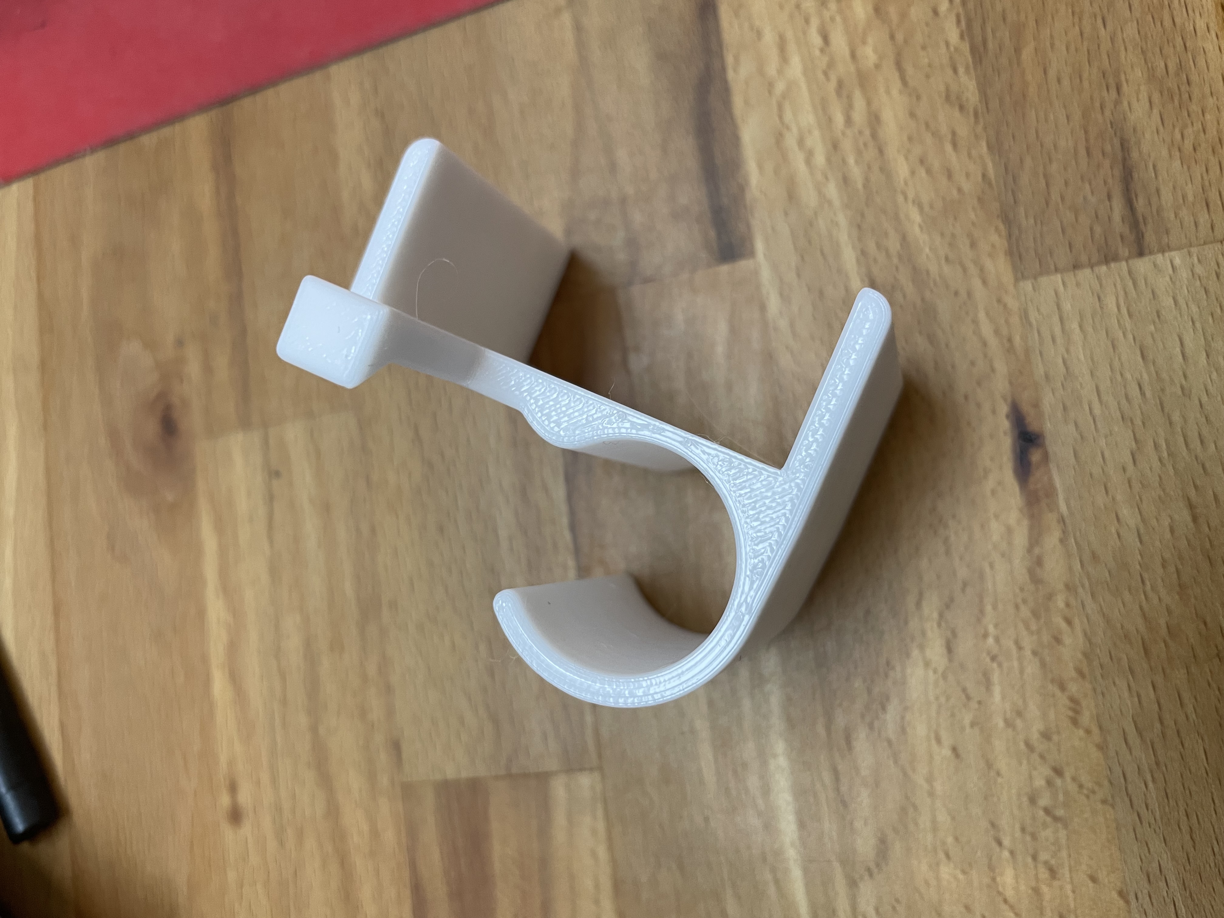IKEA Malm Headboard (51mm) CPAP hose holder with mask-hook