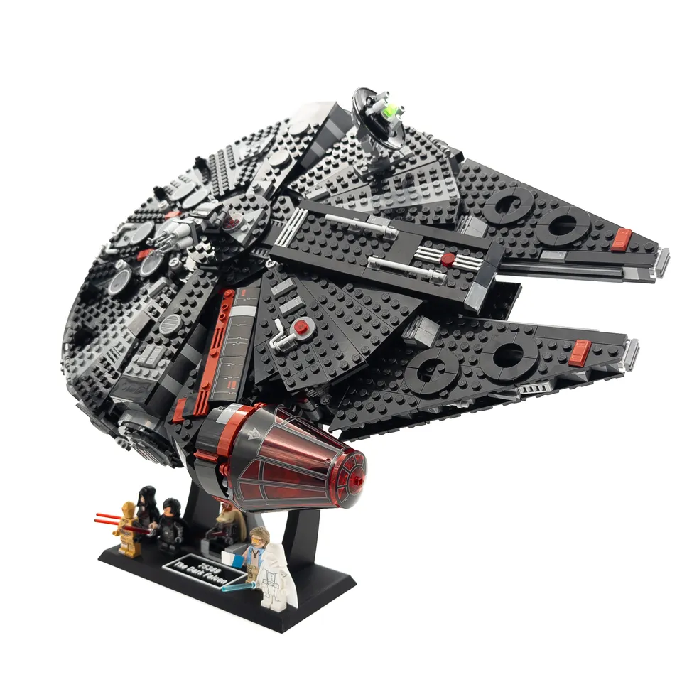 Display Stand for LEGO Star Wars 75389 The Dark Falcon Millennium Falcon  Rebuild The Galaxy