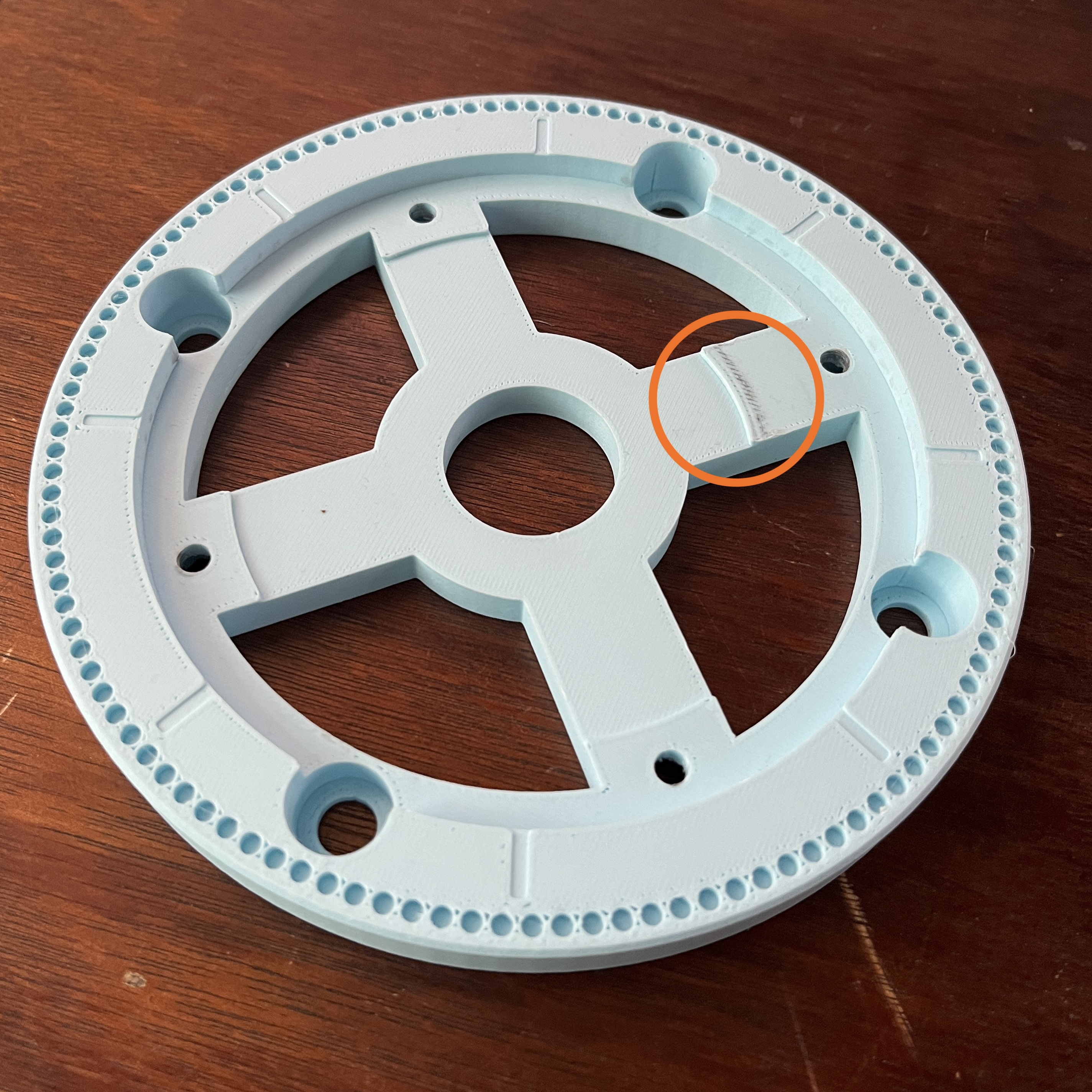 Corrected Index Plate for Open Ball Vise