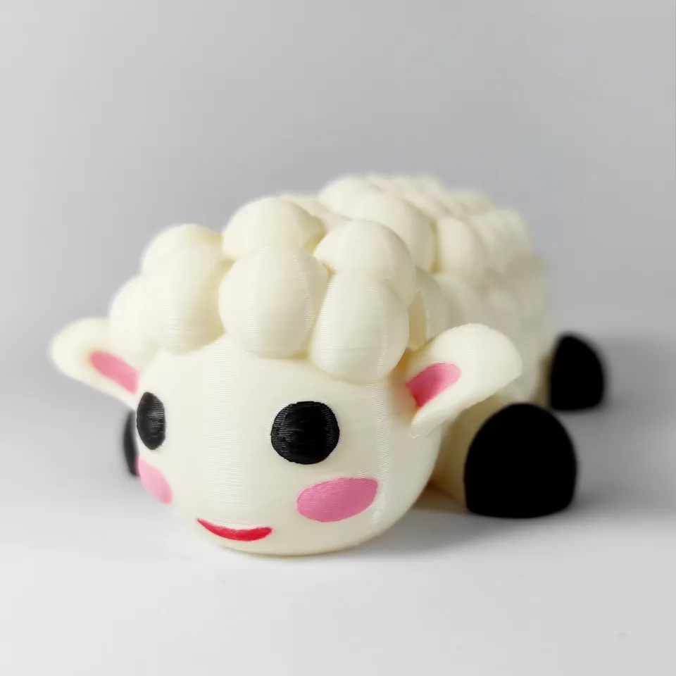 Sheep Cute Flexi - Articulated by PinkyWings | Download free STL model ...