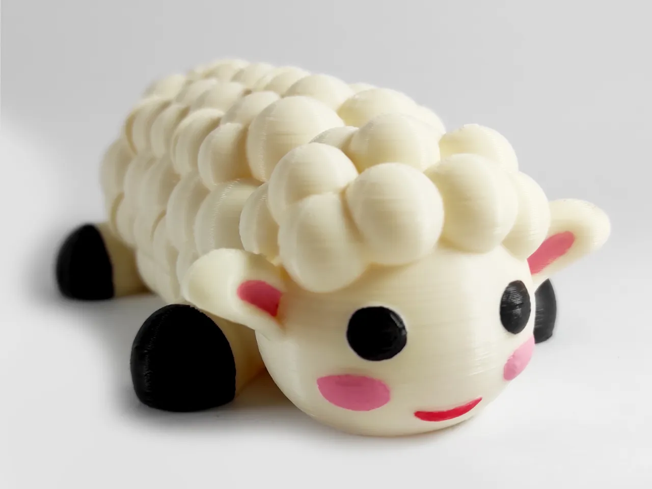 Sheep Cute Flexi - Articulated by PinkyWings | Download free STL model ...