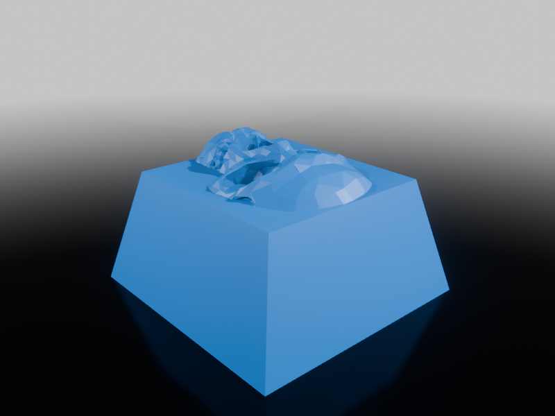 Miniatura 2 do modelo 3D Skull Keycap