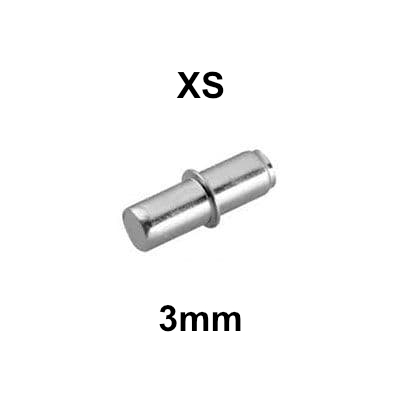 Shelf Pegs (3mm) XS (Beveled / Beveled Ends)