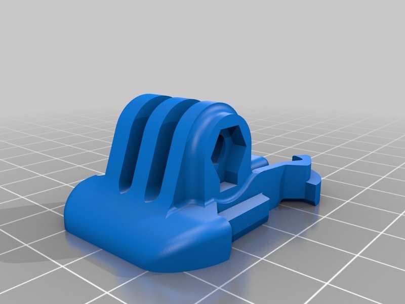 GoPro Mounting buckle by LXO Download free STL model