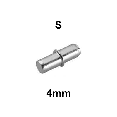 Shelf Pegs (4mm) S (Beveled / Round Ends)