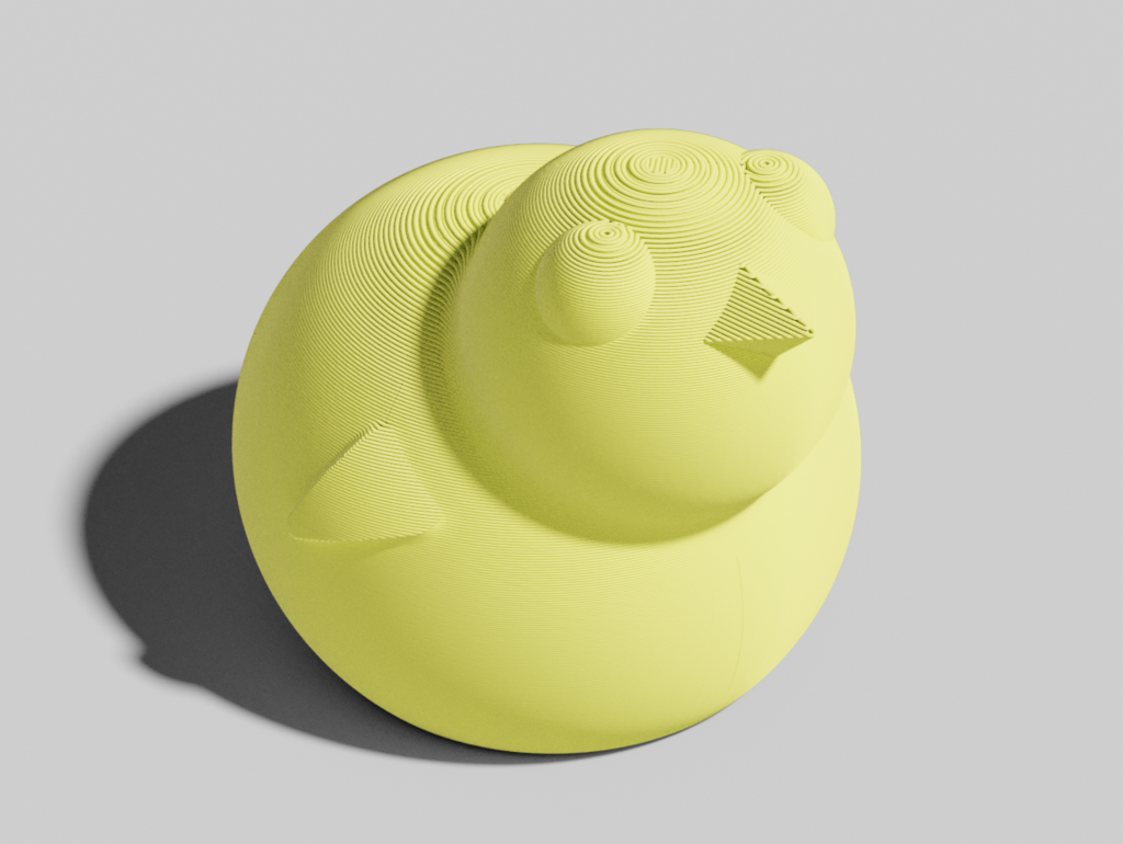 Miniatura 2 do modelo 3D Easter Chick