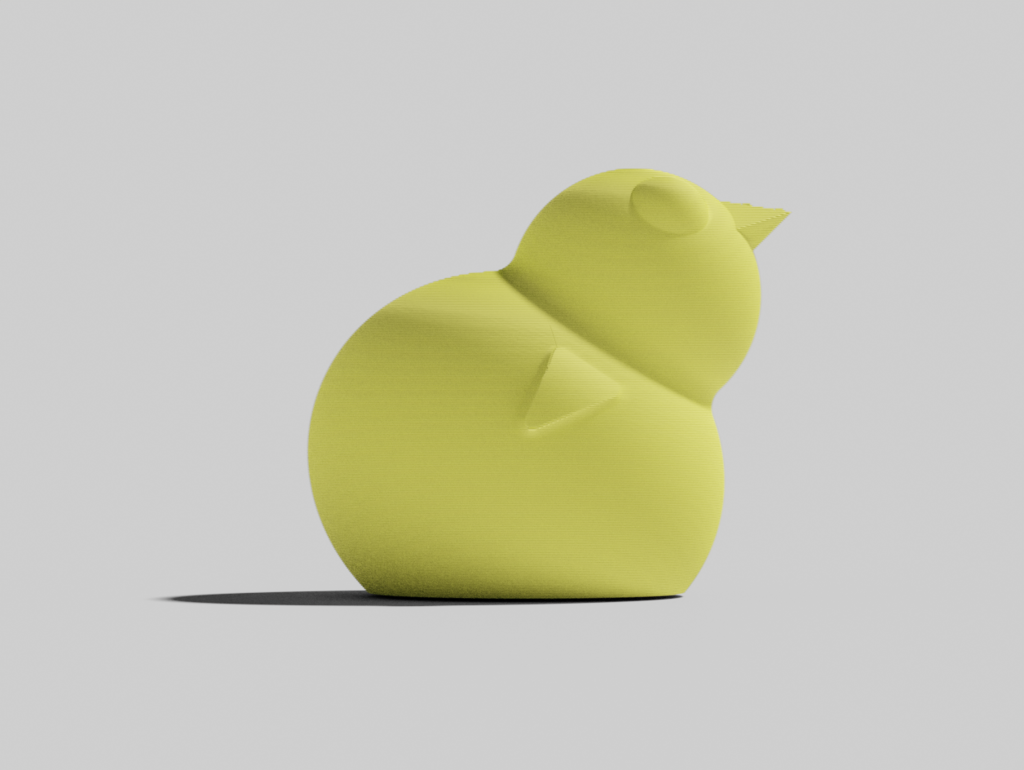 Miniatura 3 do modelo 3D Easter Chick