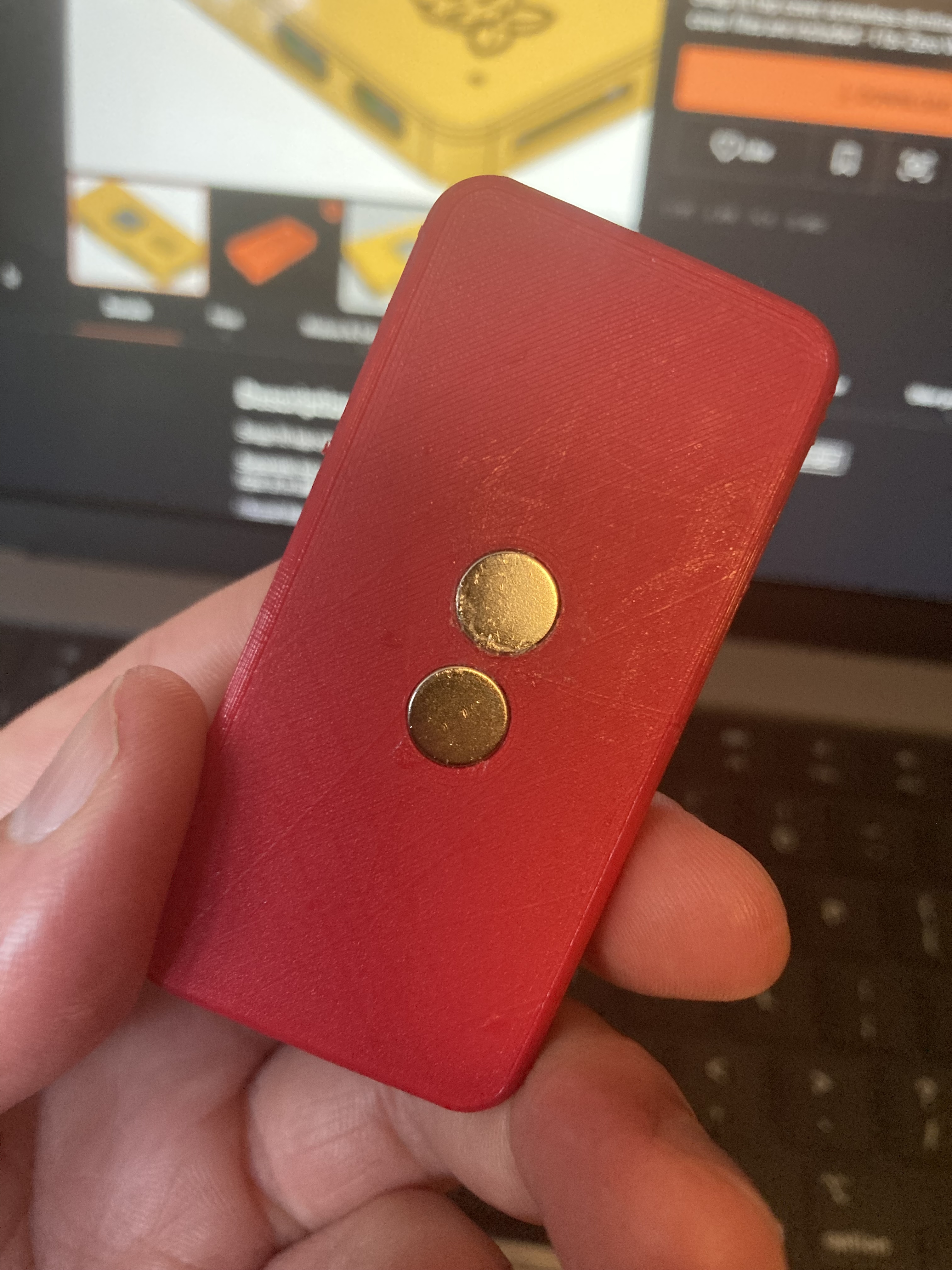 pi-zero-w-pwnagotchi-screenless-case-with-magnet-back-by-mindless