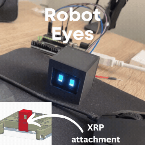 Highly Customizable Digital Robot Face for XRP kit