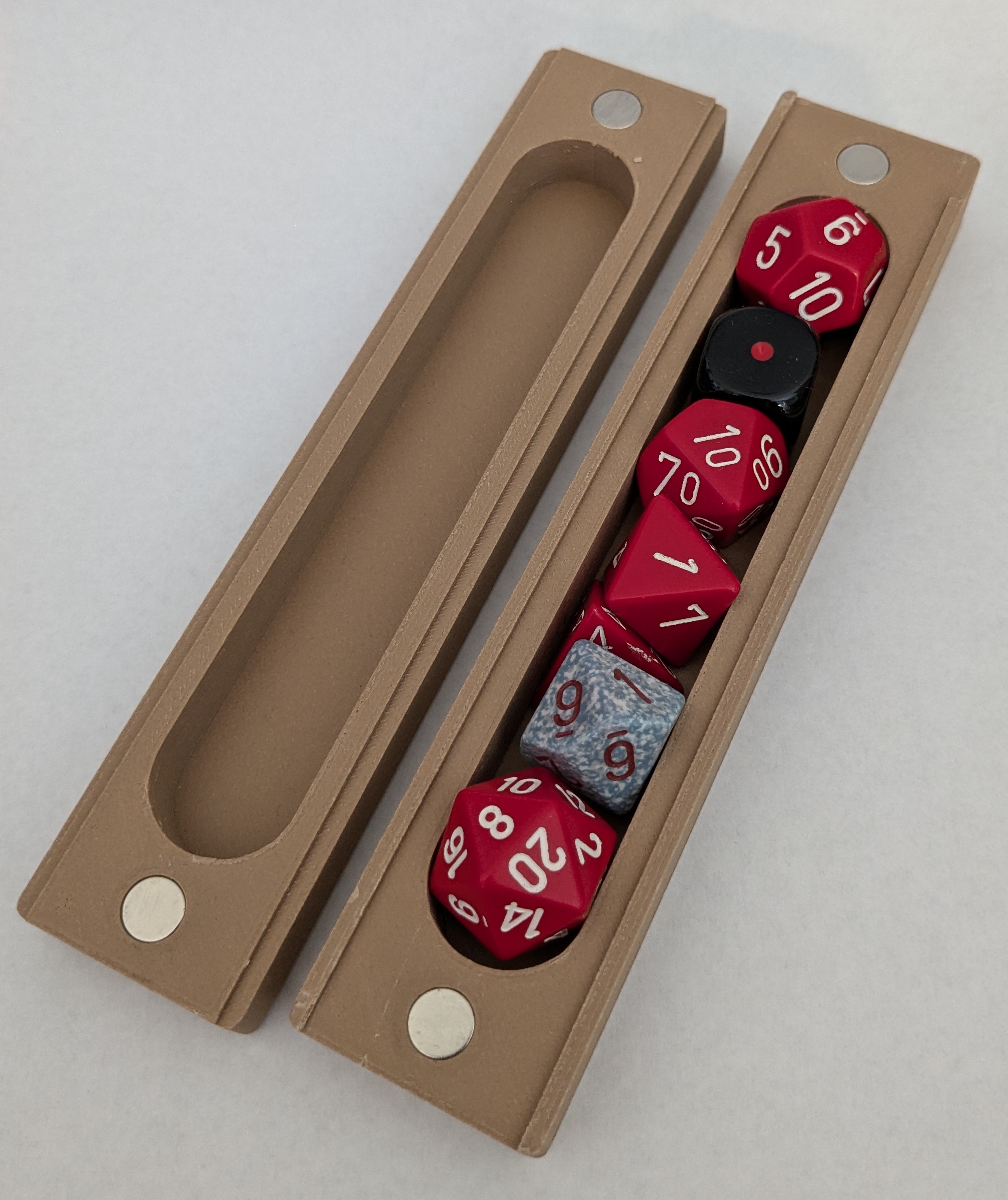 magnetic dice vault