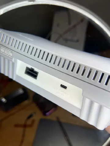 SNES Jr. USB-C power Back plate