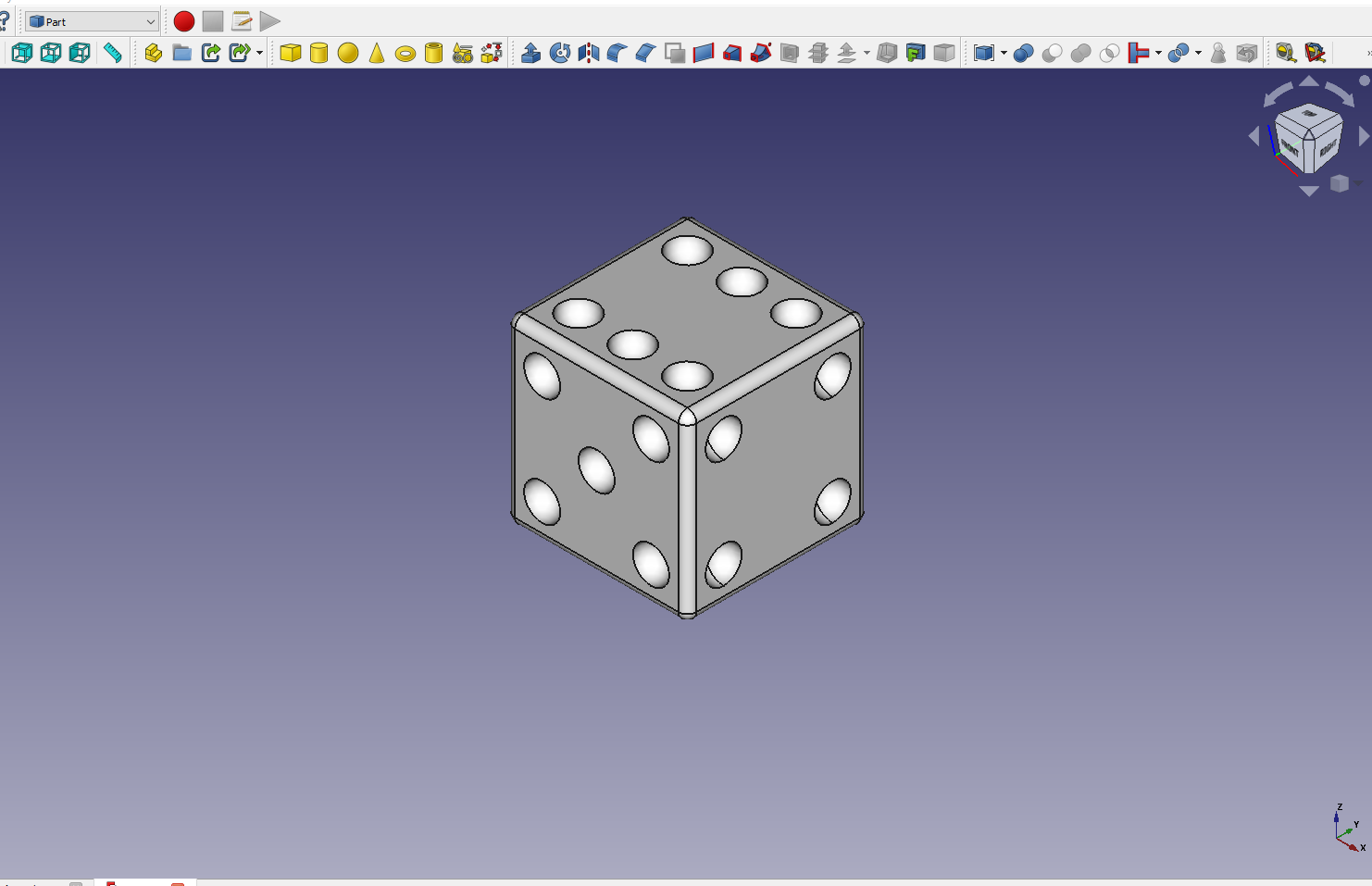 Miniatura 2 do modelo 3D dado con relieve