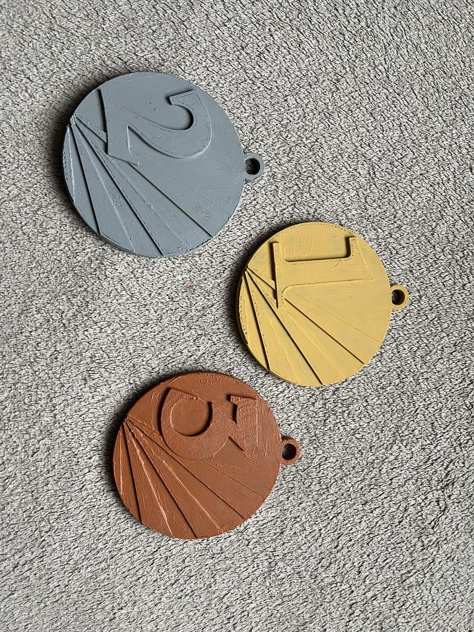 Medajle 1. 2. 3. misto, medal, medals