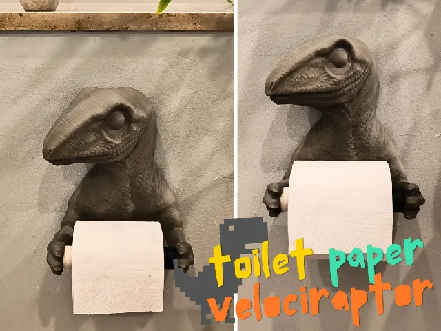 Toiletpaper Velociraptor