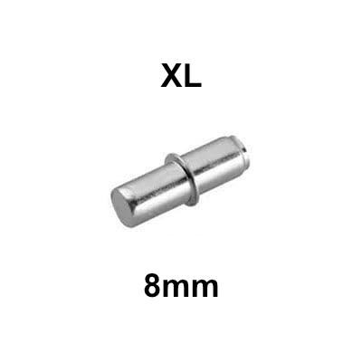 Shelf Pegs (8mm) XL (Beveled / Flat Ends)