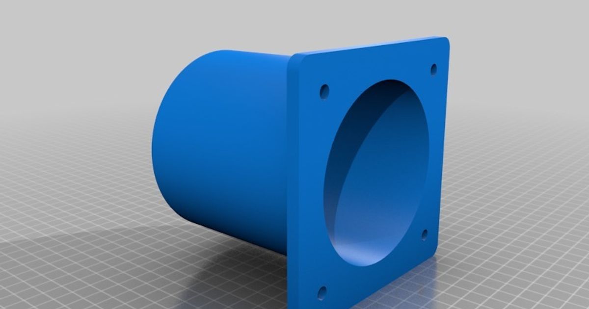 Exhaust Outlet for Epilog Mini 24 by amish_rabbi Download free STL